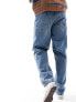 Фото #3 товара ASOS DESIGN baggy jeans in tinted mid wash blue