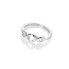 Фото #2 товара Elegant silver ring with a diamond Balance DR243