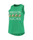 ფოტო #4 პროდუქტის Women's Green, Black Oregon Ducks Team Tank Top and Pants Sleep Set