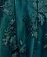 Фото #2 товара Juniors' Floral Embroidered Gown, Created for Macy's