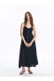 Фото #2 товара Kalp Yaka Düz Askılı Kadın Elbise