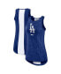 Фото #1 товара Women's Royal Los Angeles Dodgers Right Mix High Neck Tank Top