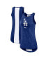 ფოტო #1 პროდუქტის Women's Royal Los Angeles Dodgers Right Mix High Neck Tank Top