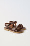 Фото #2 товара Детские босоножки ZARA "Кожаные сандалии"
