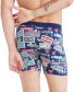 ფოტო #4 პროდუქტის Men's Ultra Super Soft Relaxed-Fit Moisture-Wicking Printed Boxer Briefs