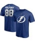 Фото #1 товара Men's Andrei Vasilevskiy Blue Tampa Bay Lightning Authentic Stack Name and Number T-shirt