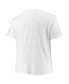 Фото #4 товара Men's White Chicago Bears Big and Tall City Pride T-shirt