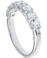 ფოტო #3 პროდუქტის Diamond Seven Stone Diamond Band (3/4 ct. t.w.) in 14k White Gold