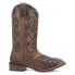 Фото #1 товара Laredo Margo Embroidered Square Toe Cowboy Womens Brown Casual Boots 5620