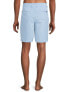 Фото #2 товара George 9" Hybrid Swim Shorts Men's Blue Fin Stretch Relaxed Fit Pockets Zip Fly