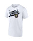 Фото #3 товара Men's White Denver Nuggets 2023 NBA Western Conference Champs Locker Room T-shirt