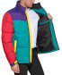 Фото #3 товара Men's Colorblocked Quilted Full-Zip Puffer Jacket, Created for Macy's
