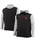 Фото #1 товара Men's Black, Gray Cleveland Browns Big and Tall Alpha Full-Zip Hoodie Jacket