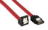 Фото #1 товара InLine SATA Cable for 150 / 300 / 600 S-ATA links angled with latches 90° 0.15m