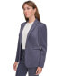 Фото #3 товара Women's Notched-Collar One-Button Blazer