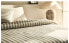 Striped cotton linen duvet cover