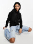 Tommy Jeans boxy XS badge hoodie in black