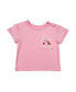 ფოტო #1 პროდუქტის Baby Boys and Girls Short Sleeve Print Pocket T-shirt