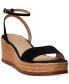 ფოტო #1 პროდუქტის Women's Leona Espadrille Platform Wedge Sandals