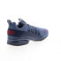 Фото #16 товара Puma Axelion Refresh 37791109 Mens Blue Canvas Athletic Running Shoes