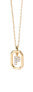 Фото #1 товара Půvabný pozlacený náhrdelník písmeno "P" LETTERS CO01-527-U (řetízek, přívěsek)