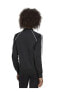 Siyah - Beyaz Kadın Zip Ceket Gd2374 Sst Tracktop Pb