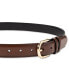 ფოტო #2 პროდუქტის Men's Feather-Edge Double Loop Dress Belt, Created for Macy's