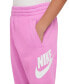 Детские бриджи для мальчиков Nike Club Fleece Jogger Pants Playful Pink/white, M - фото #3