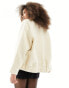 Фото #4 товара Mango brushed bomber in beige