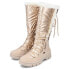 Rieker W RKR640 waterproof high snow boots, beige