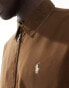 Фото #4 товара Polo Ralph Lauren Bi-swing icon logo poly twill lined harrington in brown