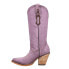 Фото #3 товара Corral Boots Embroidery Pointed Toe Cowboy Womens Purple Casual Boots Z5204