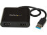 Фото #1 товара StarTech.com USB32HD2 USB to Dual HDMI Adapter - 4K - External Video Card - USB