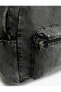 Фото #8 товара Рюкзак джинсовый средний размер с молнией Koton