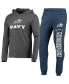 Пижама Concepts Sport Navy Midshipmen Meter HoodieT-shirt & Jogger