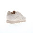 Фото #8 товара Reebok Classic Leather Womens Beige Nubuck Lace Up Lifestyle Sneakers Shoes 8.5