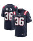 Фото #4 товара Men's Lawyer Milloy Navy New England Patriots Game Retired Player Jersey