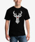 Men's Santa's Reindeer Word Art Short Sleeve T-shirt