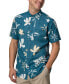 ფოტო #3 პროდუქტის Men's Watson Short Sleeve Button-Front Tropical Shirt