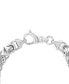 ფოტო #3 პროდუქტის EFFY® Men's Etrusca Link Chain Bracelet in Sterling Silver