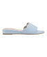 Фото #2 товара Women's Kayla Open Toe Slip-On Demi Wedge Sandals