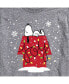 ფოტო #3 პროდუქტის Men's Peanuts Holidays Short Sleeve T-shirt