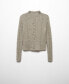 ფოტო #8 პროდუქტის Women's Rhinestone Detail Ribbed Sweater