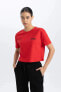 Kadın T-shirt B8981ax/rd303 Red