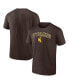 Фото #1 товара Men's Brown Wyoming Cowboys Campus T-shirt