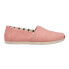 Фото #1 товара TOMS Alpargata Slip On Womens Pink Flats Casual 10016692T