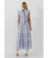 ფოტო #3 პროდუქტის Women's Tiered Maxi Dress