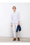Фото #1 товара Рубашка классическая LC WAIKIKI Slim Fit с длинным рукавом из поплина с полосками
