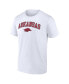 Фото #3 товара Men's White Arkansas Razorbacks Campus T-shirt