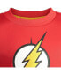 ფოტო #7 პროდუქტის Justice League Athletic Pullover T-Shirt and Mesh Shorts Outfit Set Toddler to Big Kid